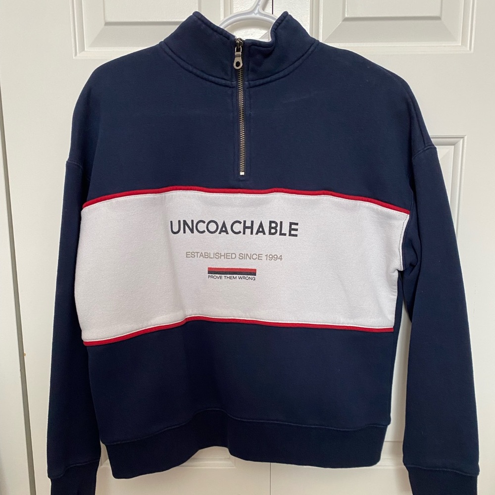 Womens Quarter-zip Sweater